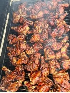 BBQ kip op de grill